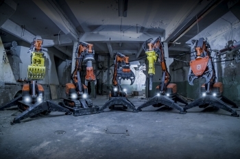Historia del éxito de los robots de demolición Husqvarna